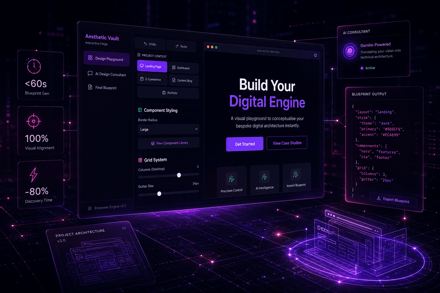 DesignForge AI: The Intelligent Blueprint Engine