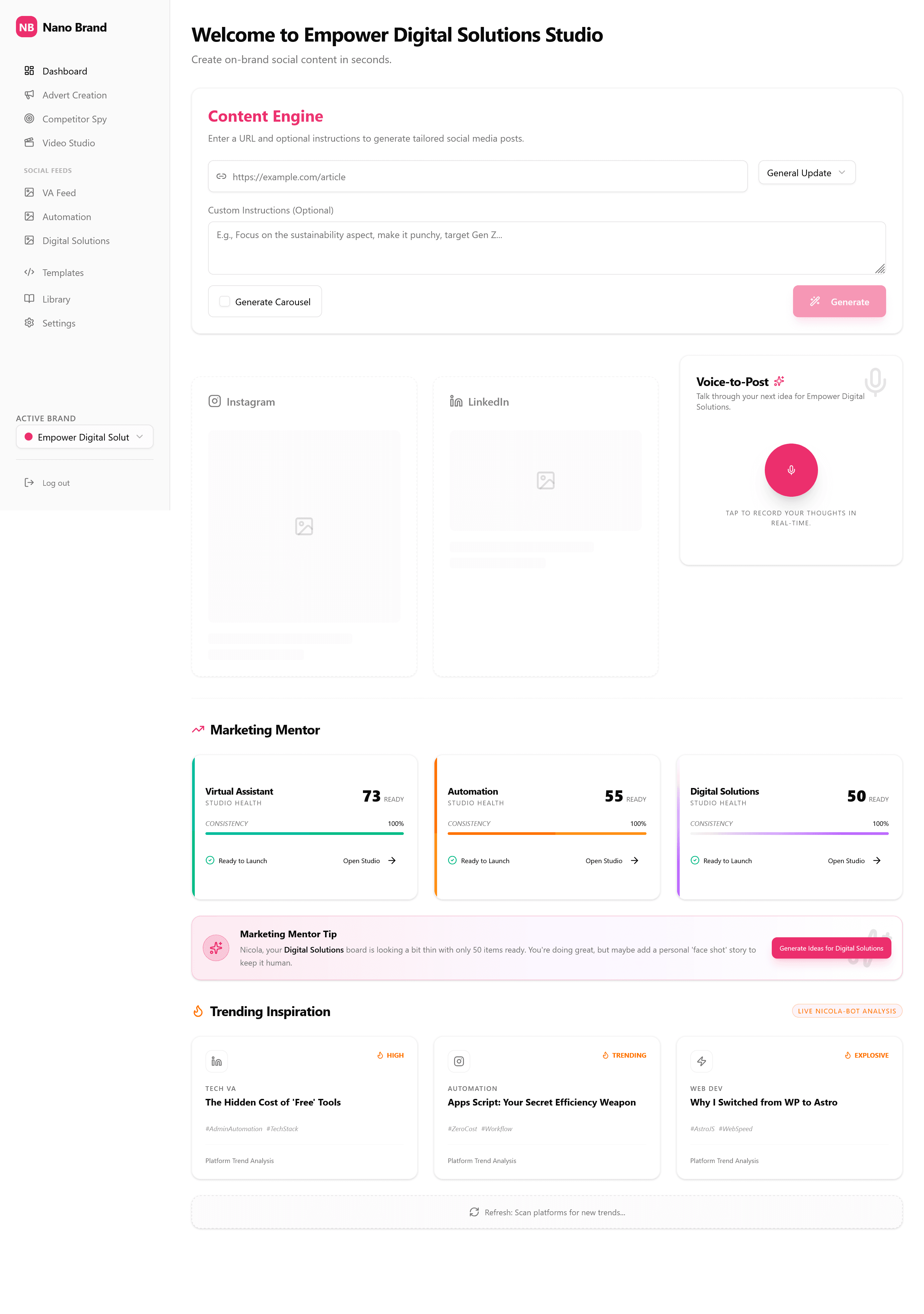 Empower Studio Hub (Nanobrand) gallery image 5