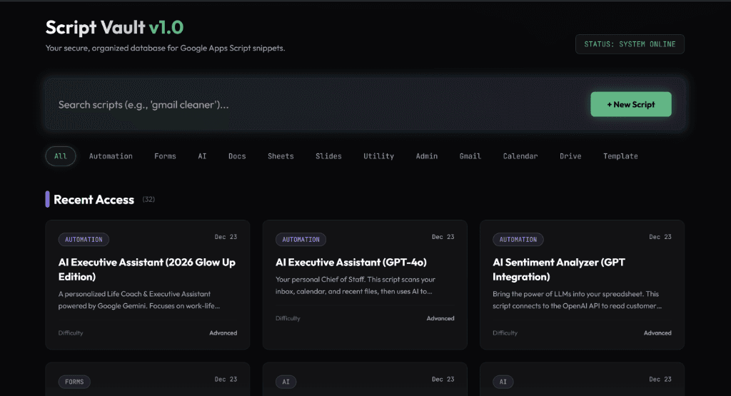 Script Vault v1.0 gallery image 2