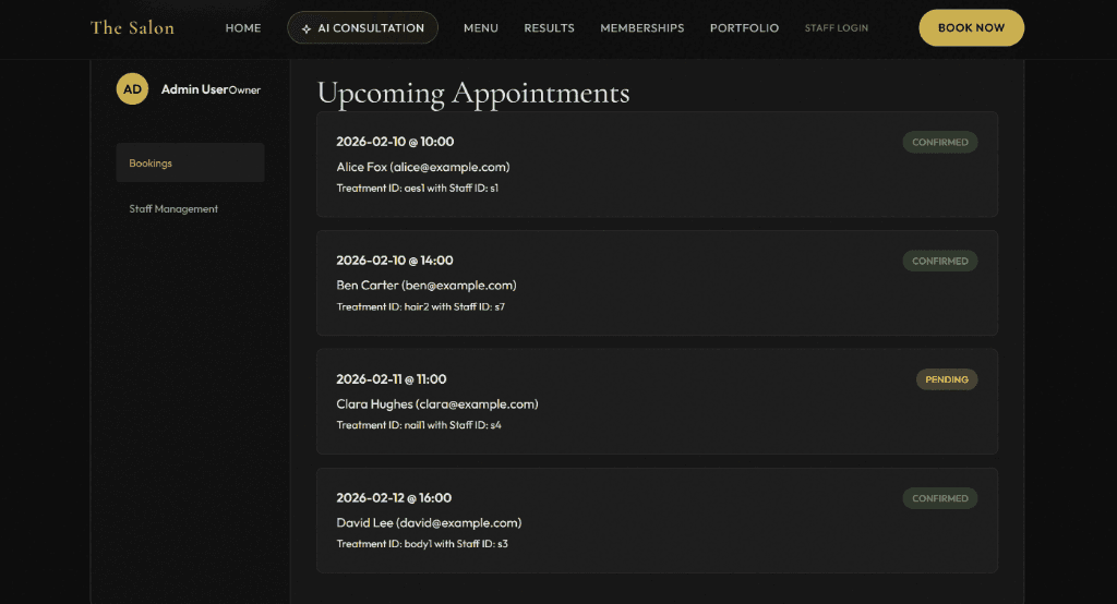 The Salon OS gallery image 2