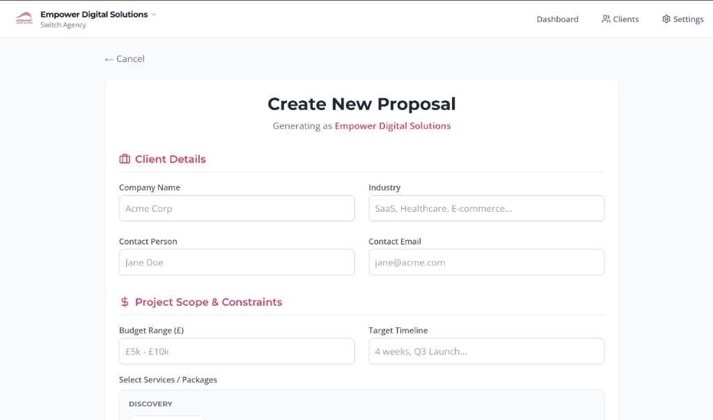 Smart Proposal Builder gallery image 2