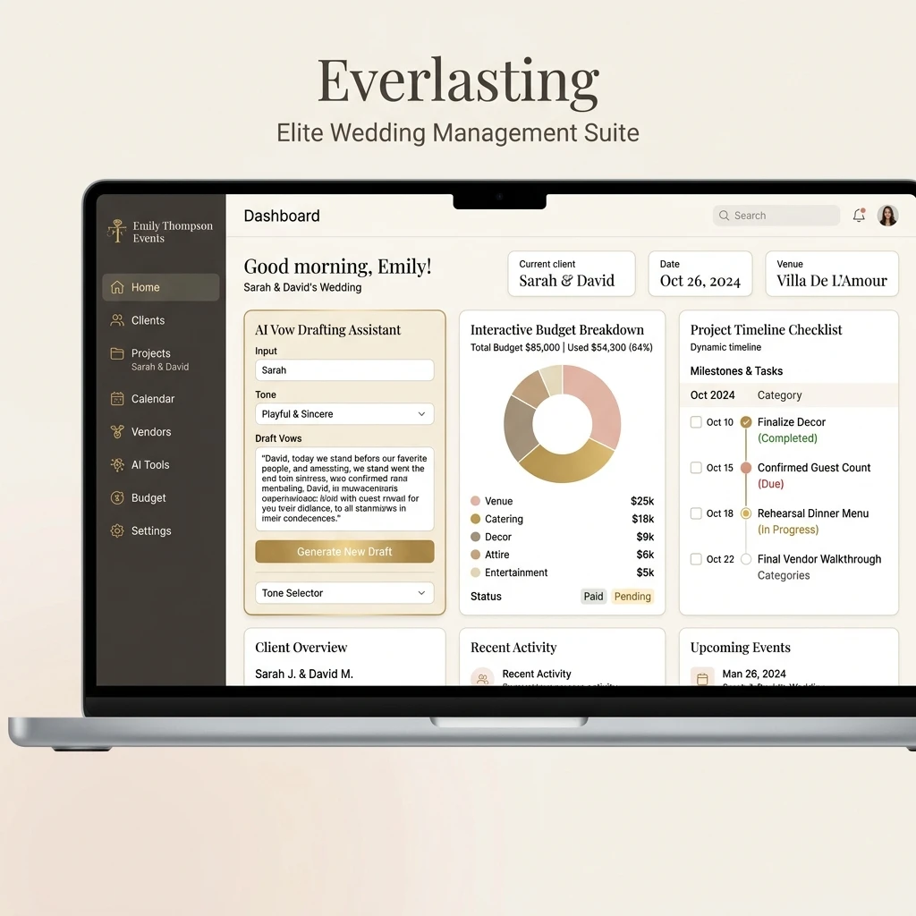 VowSuite: SaaS Planner Ecosystem gallery image 3